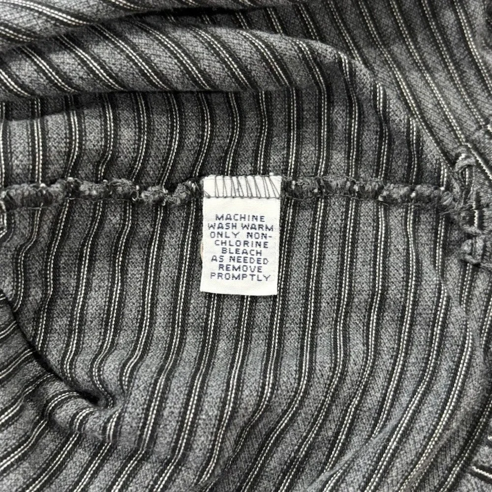 Polo Ralph Lauren Polo Shirt Mens L Grey‎ Cotton Striped Classic Pony Logo Top
